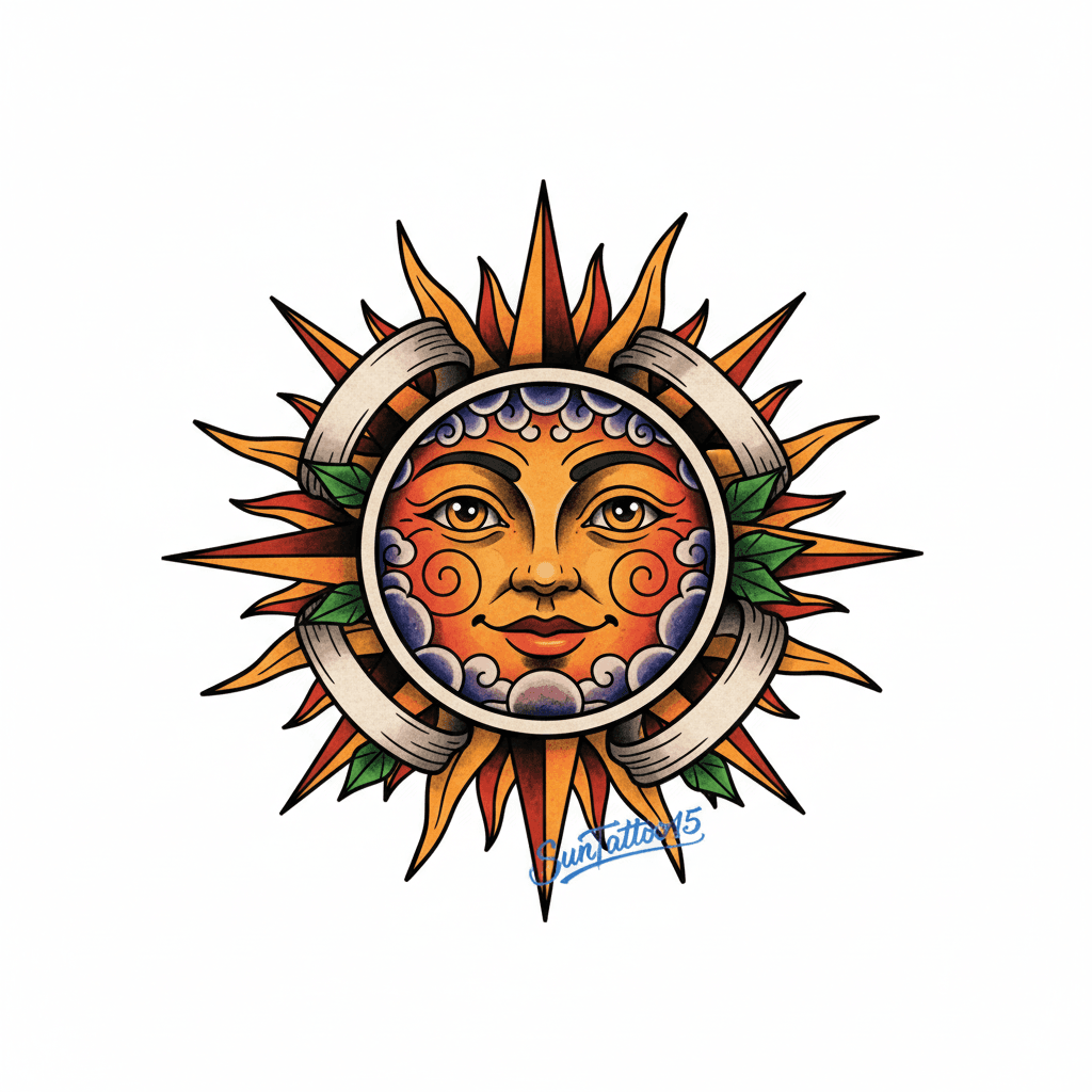 Sun Tattoos tattoo design idea 21