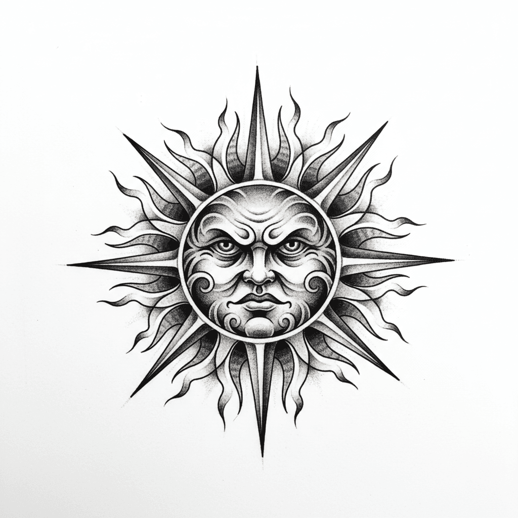 Sun Tattoos tattoo design idea 22