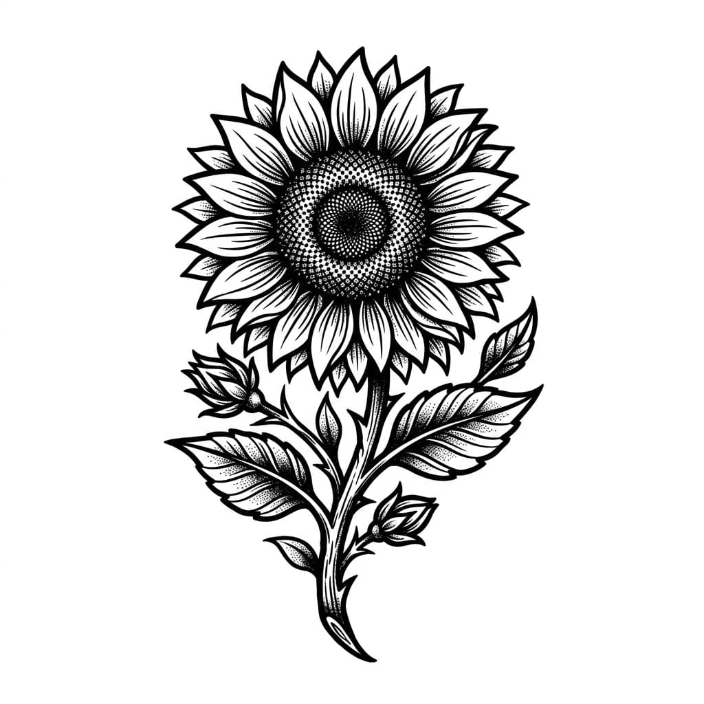Sunflower Tattoos tattoo design idea 2