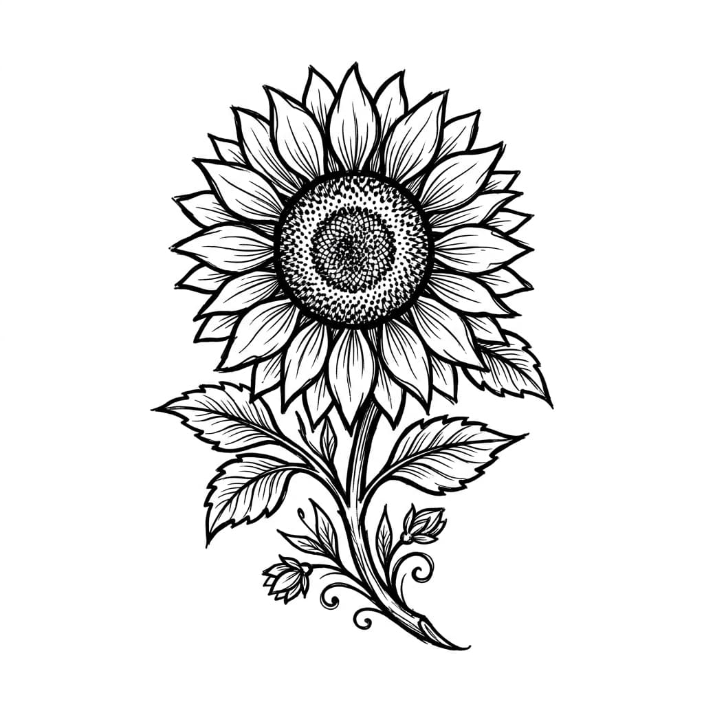 Sunflower Tattoos tattoo design idea 5