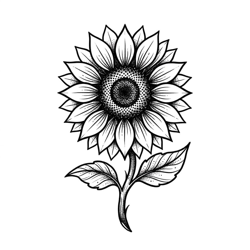 Sunflower Tattoos tattoo design idea 6