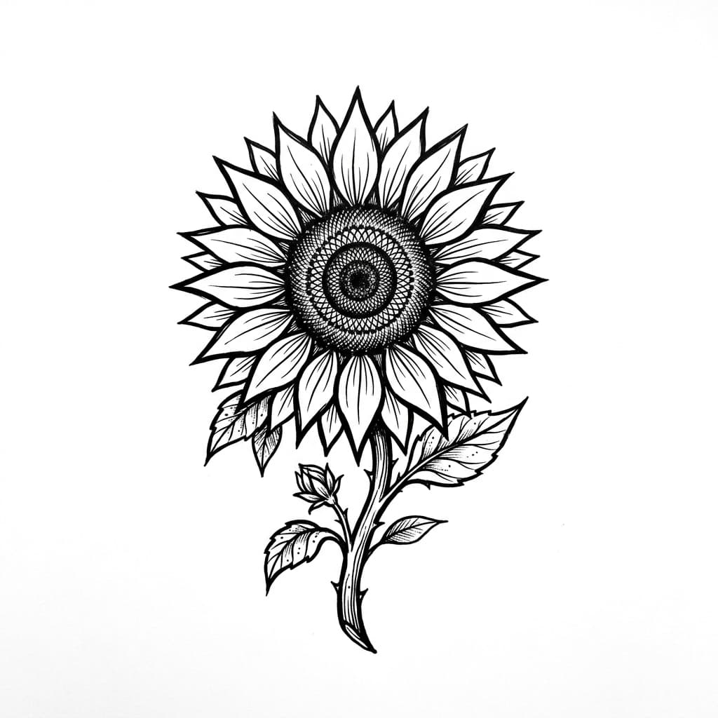 Sunflower Tattoos tattoo design idea 8