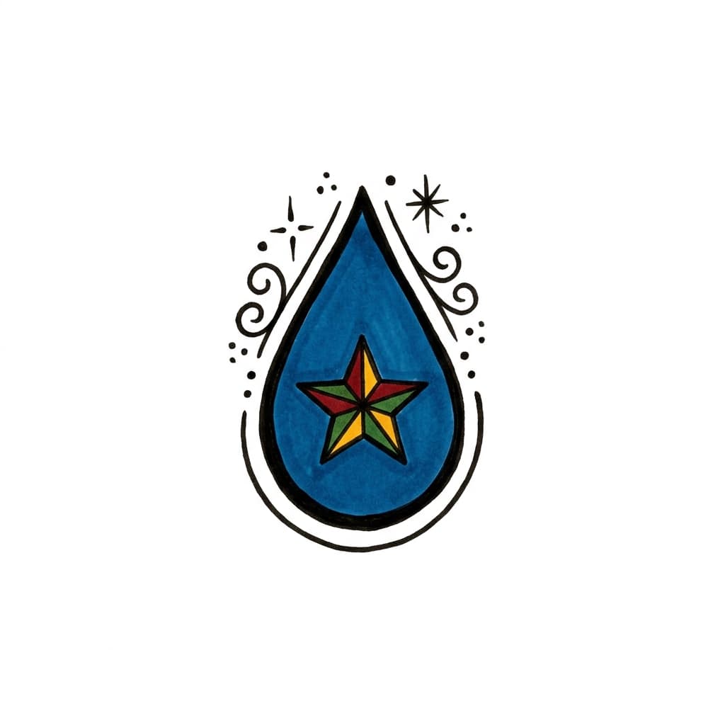 Teardrop Tattoos tattoo design idea 9
