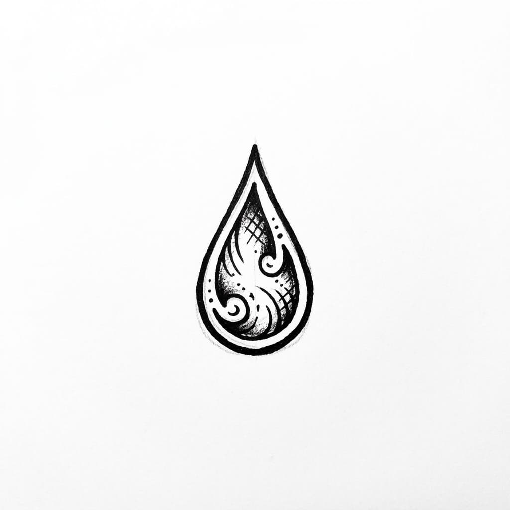 Teardrop Tattoos tattoo design idea 15