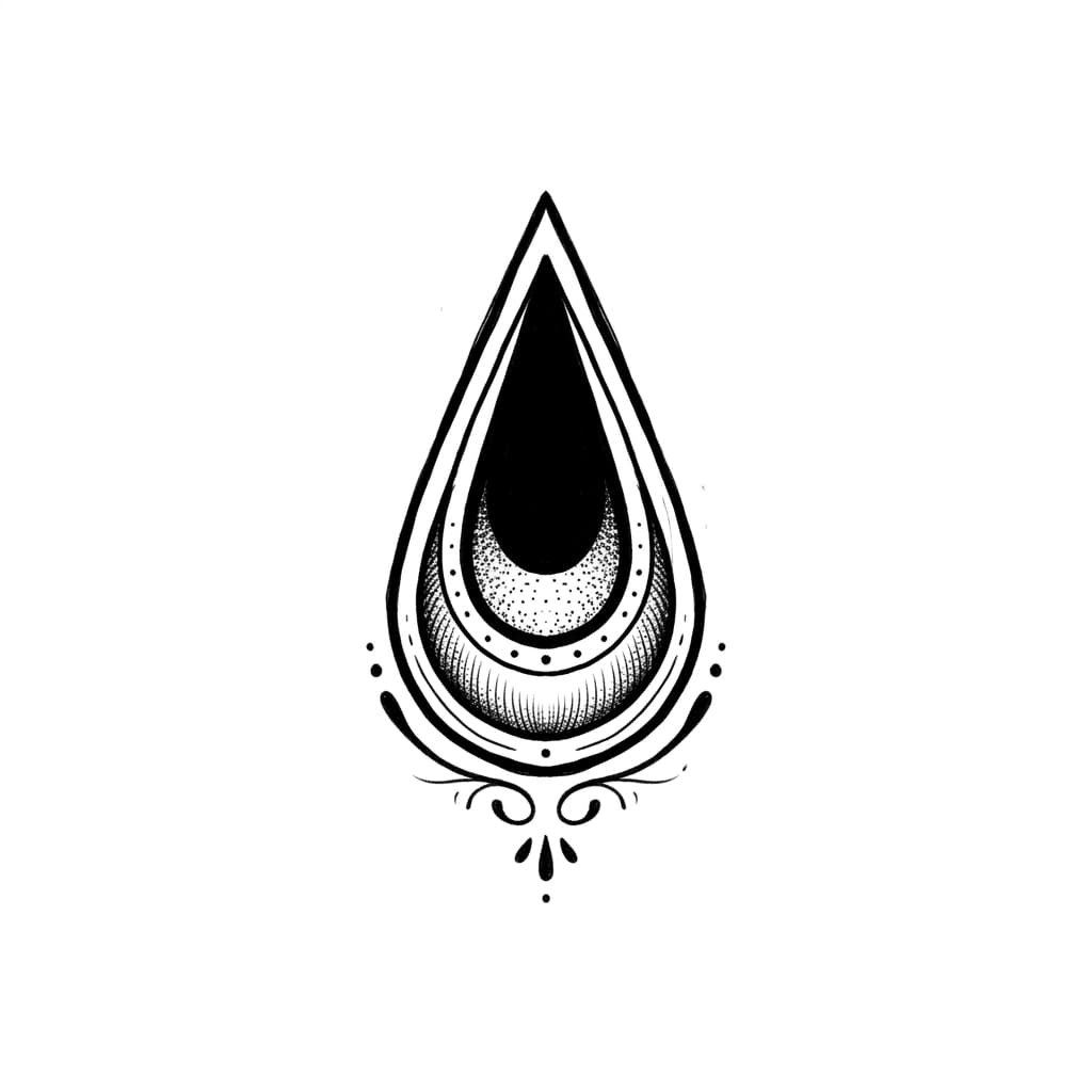 Teardrop Tattoos tattoo design idea 18