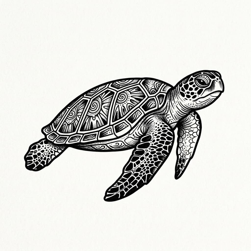 Turtle Tattoos tattoo design idea 2