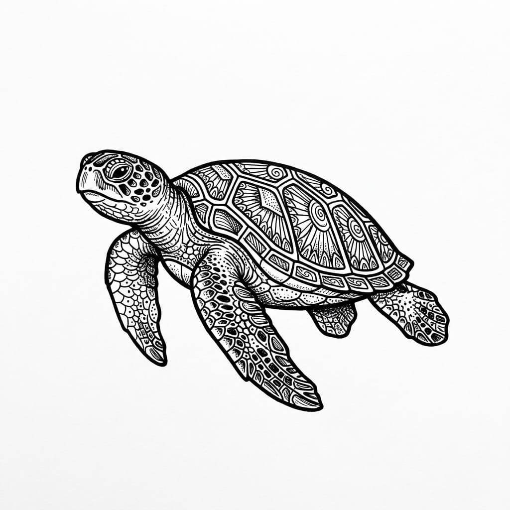 Turtle Tattoos tattoo design idea 12