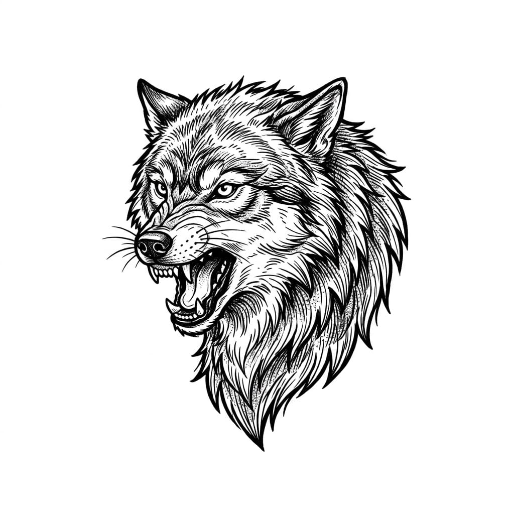 Wolf Tattoos tattoo design idea 4