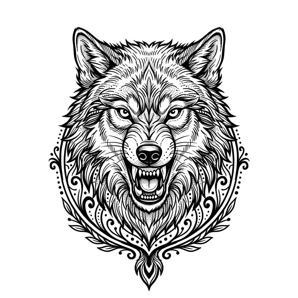 Wolf Tattoos tattoo design idea 6