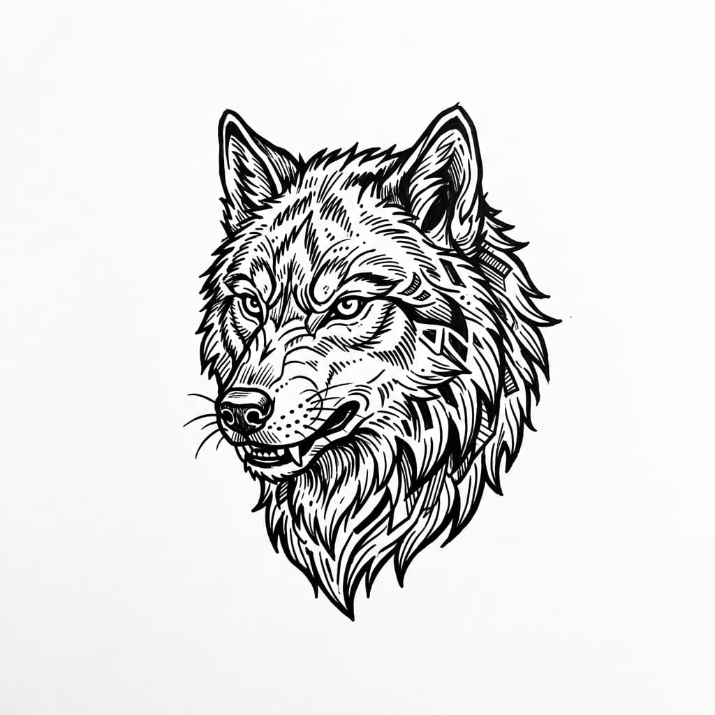 Wolf Tattoos tattoo design idea 8