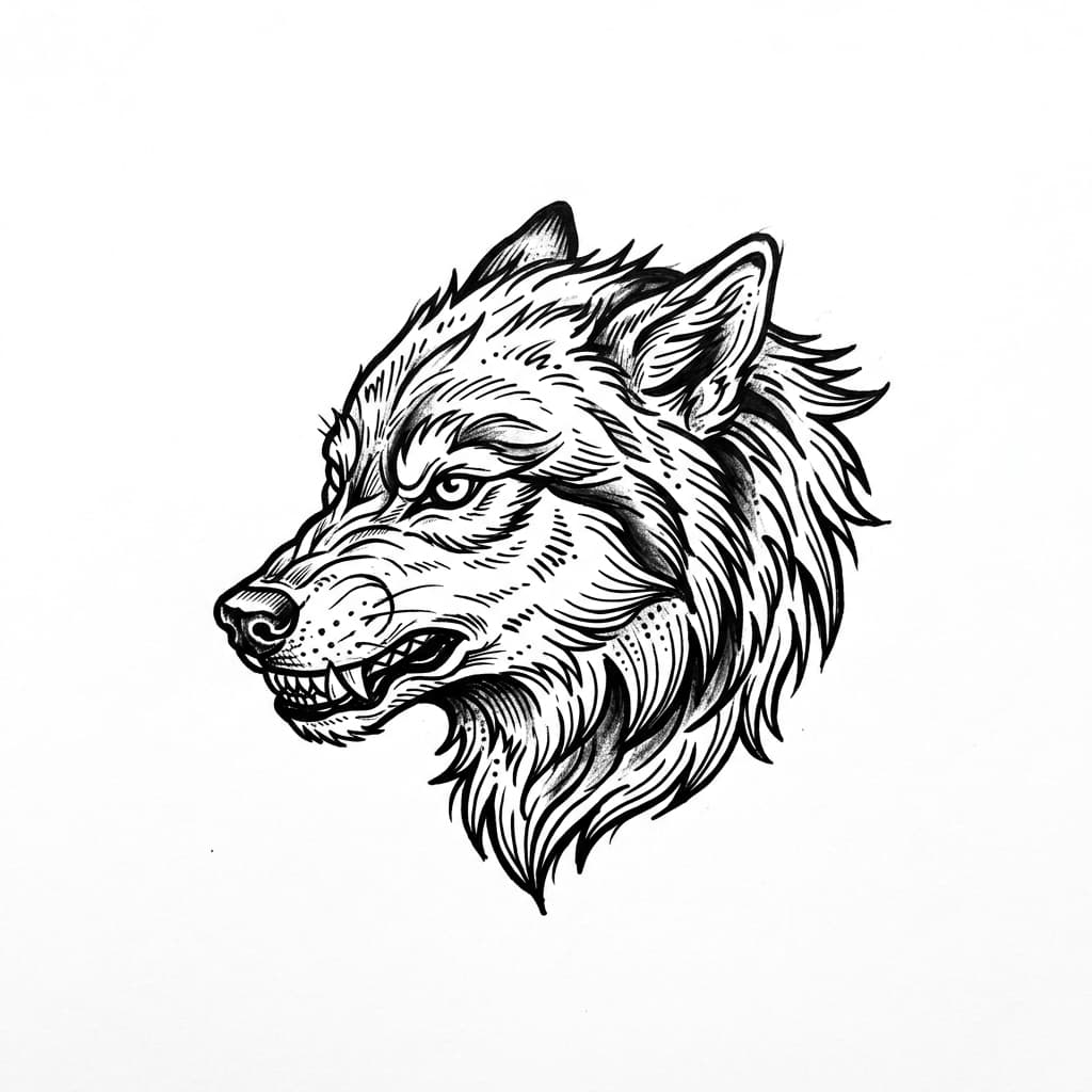Wolf Tattoos tattoo design idea 19