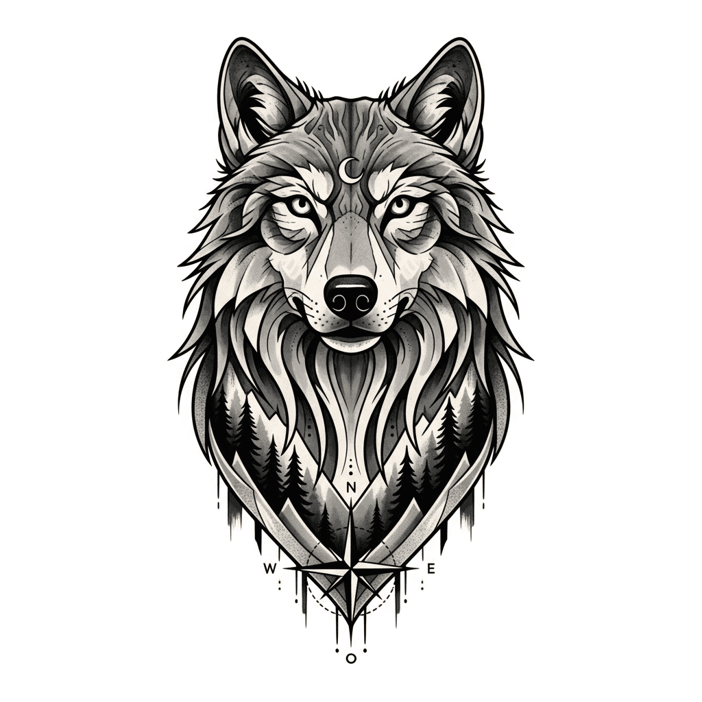 Wolf Tattoos tattoo design idea 24