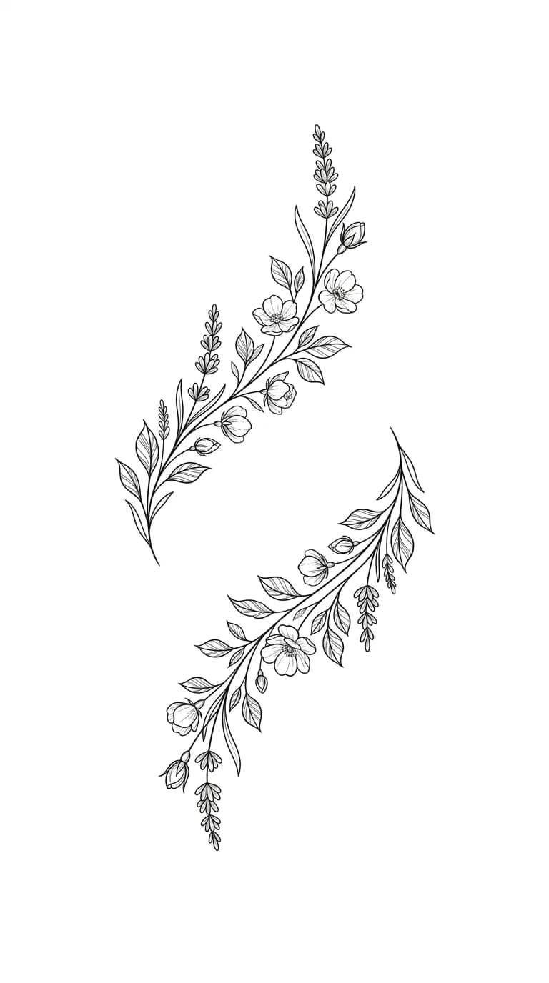 wrist tattoo ideas for women, delicate fine line floral bracelet tattoo, small feminine wrist wrap composition, crisp black ink, pure white background, no text inspiration