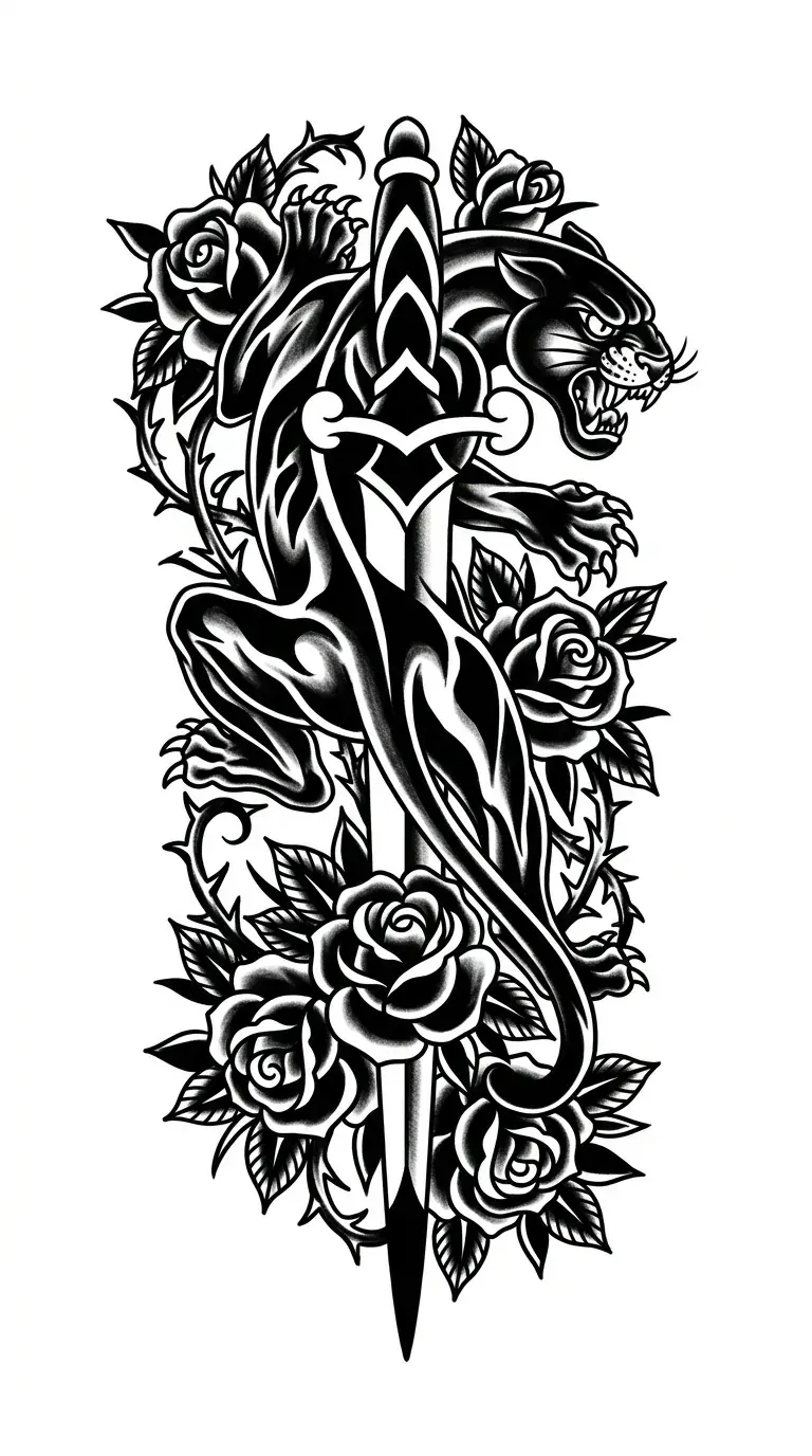 American Traditional Back Tattoos inspiration 4