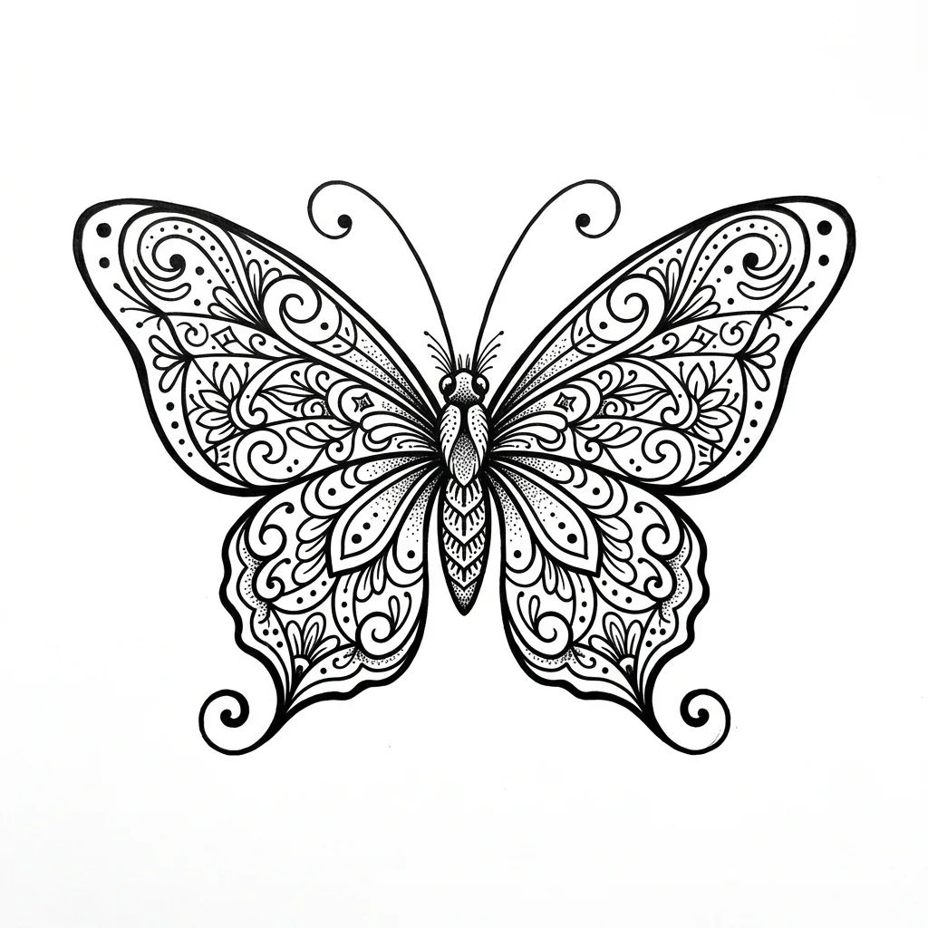 Realistic butterfly tattoo idea for shoulder