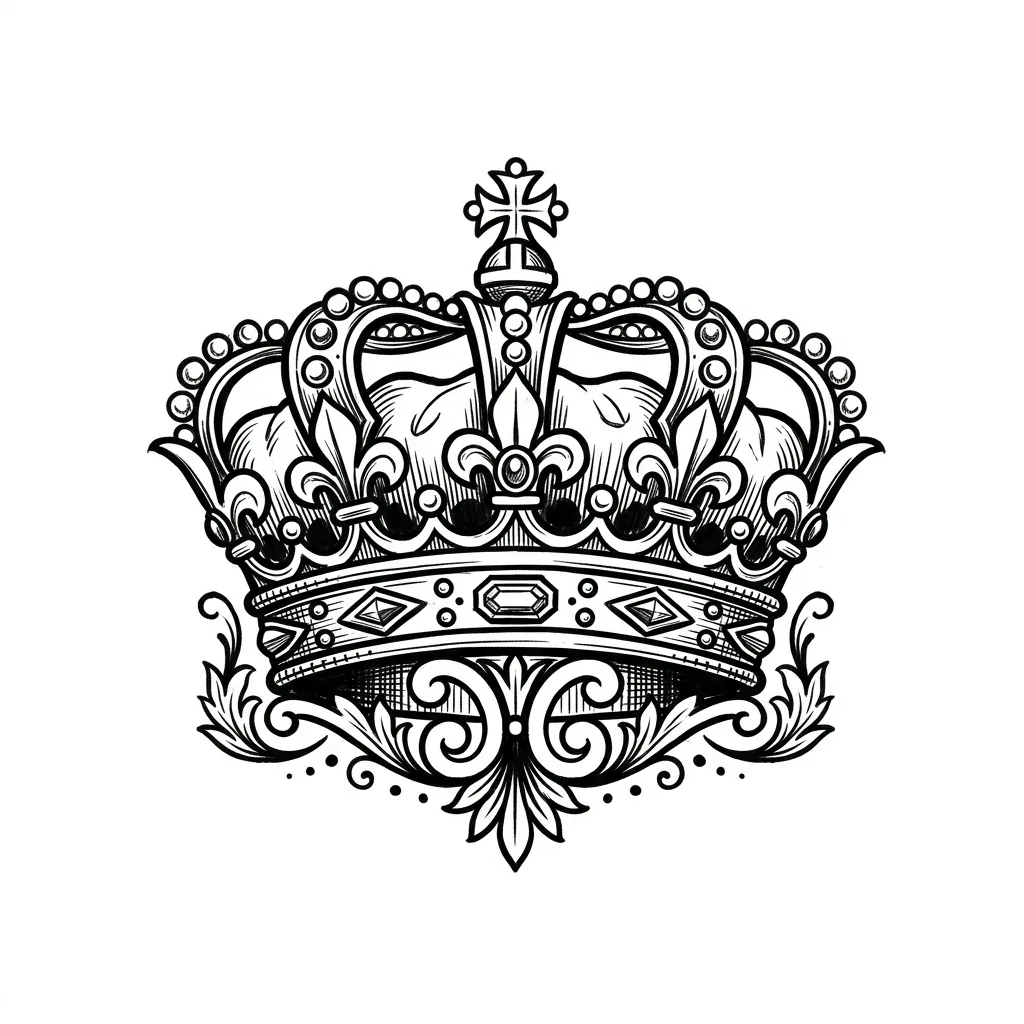 Crown Tattoos inspiration 4