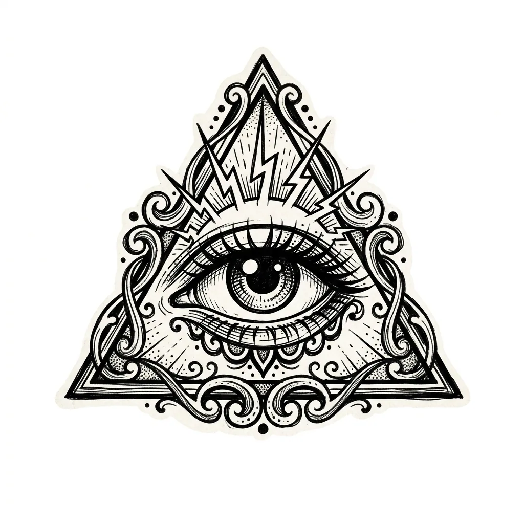 Realistic eye tattoo idea for shoulder