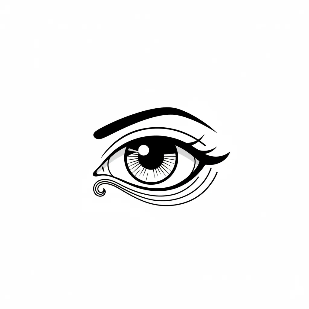 Traditional eye tattoo idea for back