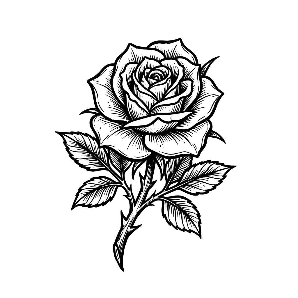 Geometric flower tattoo idea for upper arm