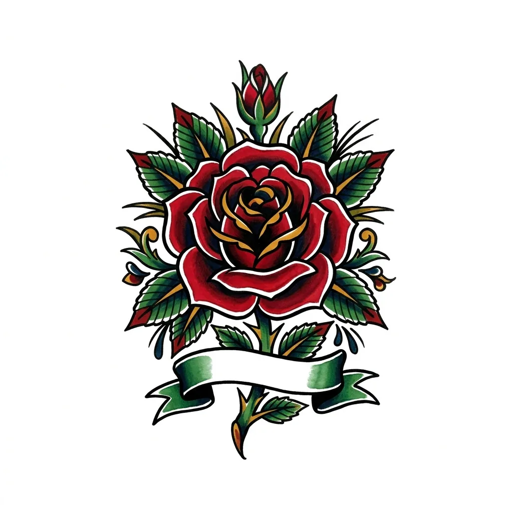 Geometric flower tattoo idea for upper arm
