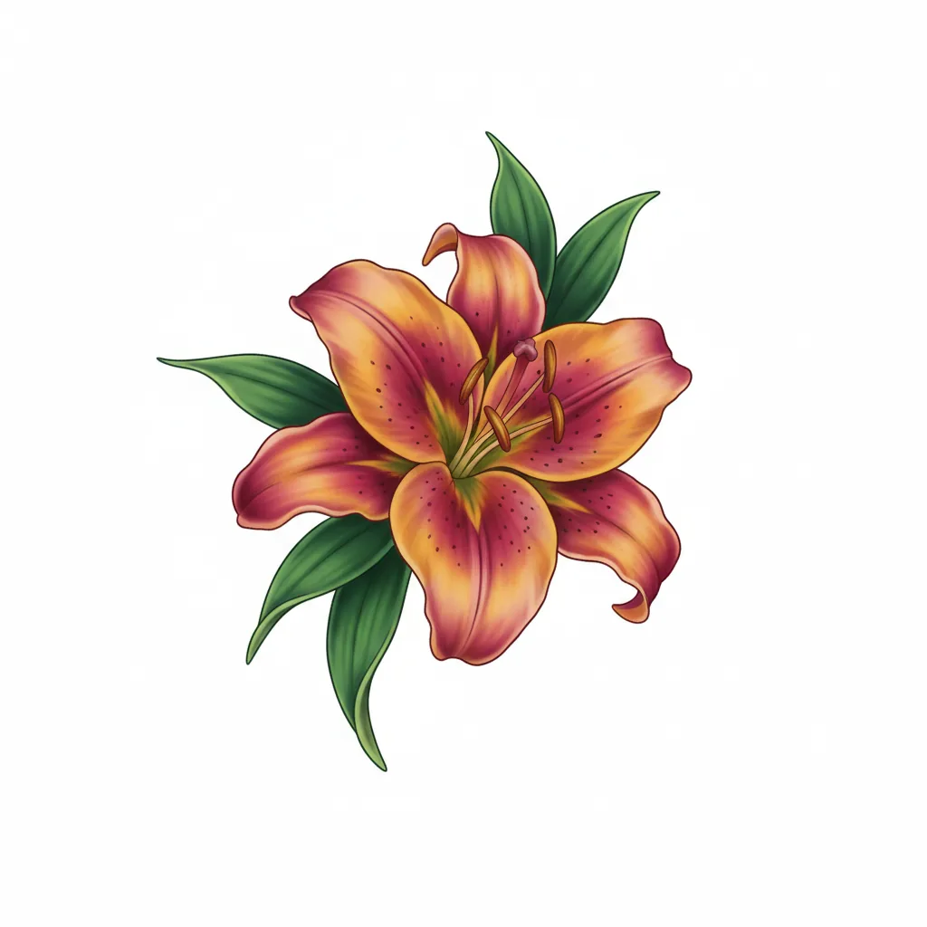 Geometric flower tattoo idea for upper arm