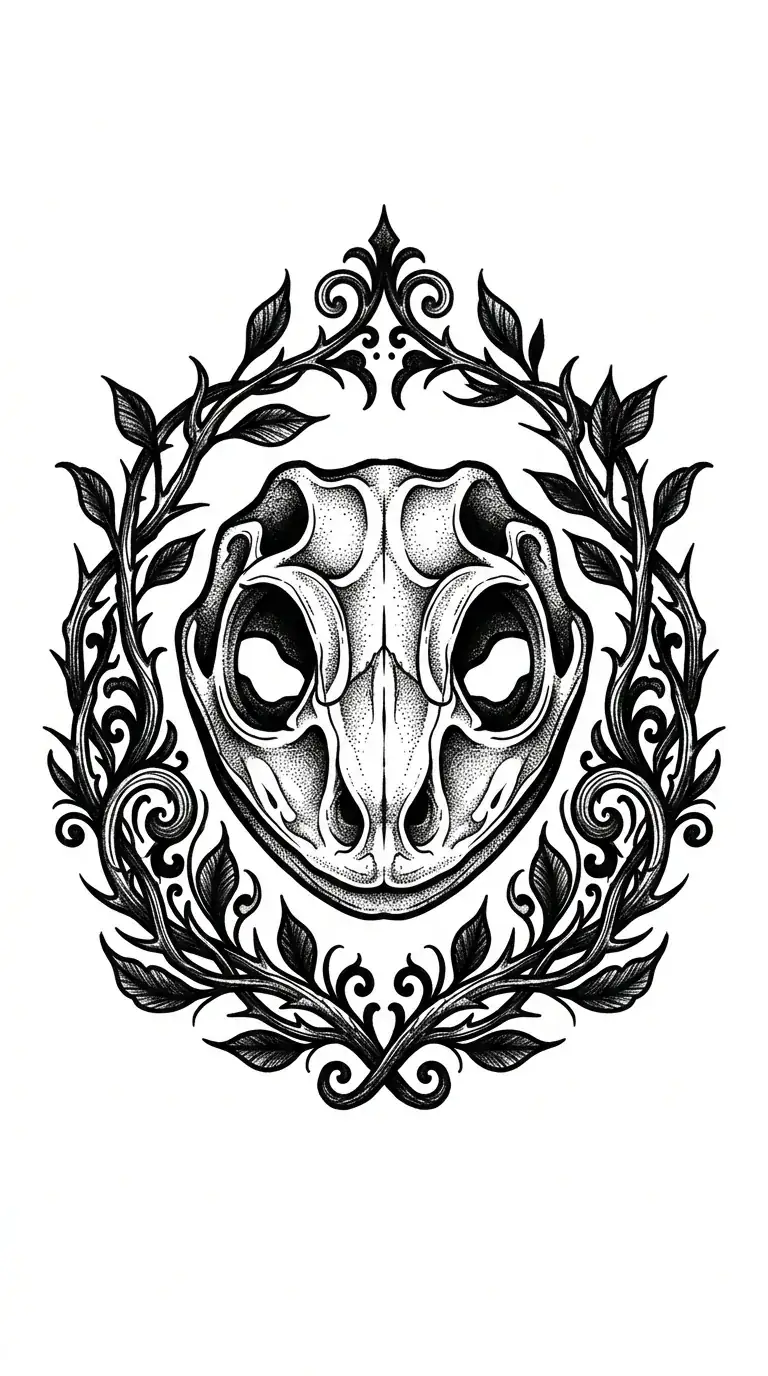 Fine-line frog tattoo idea for forearm
