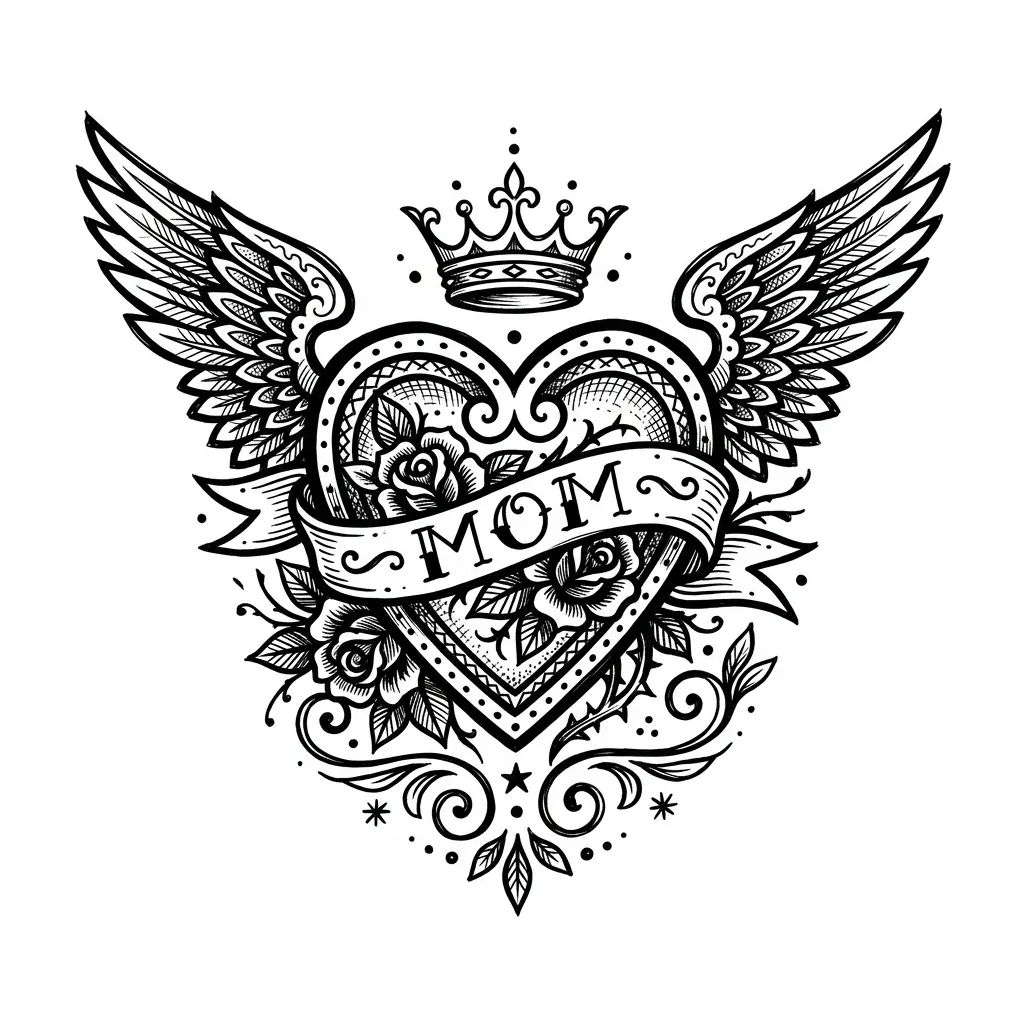 Realistic heart tattoo idea for shoulder