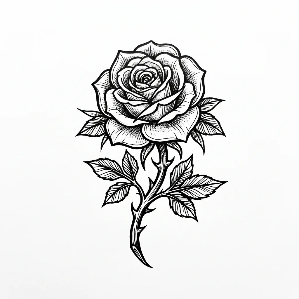 Color rose tattoo idea for collarbone