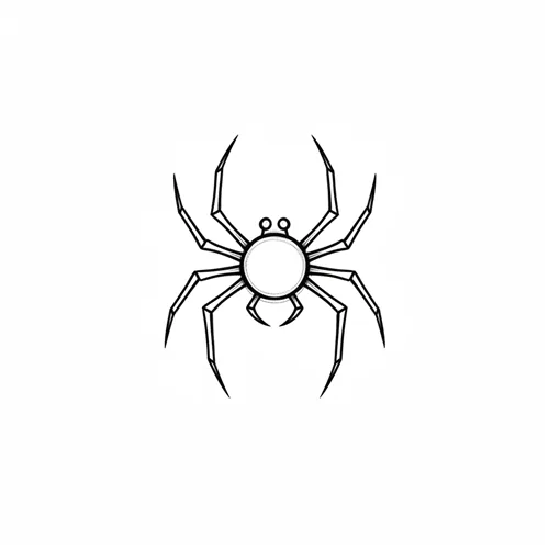 Color spider tattoo idea for collarbone