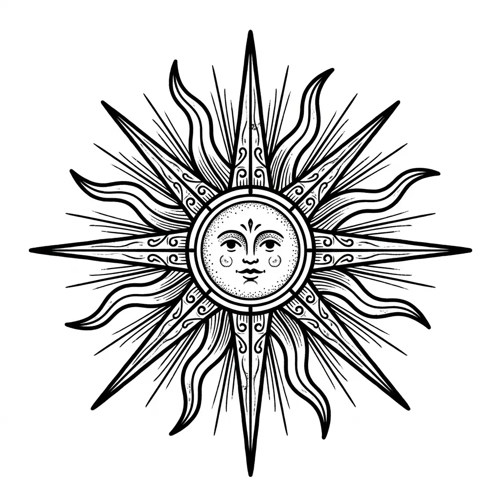 Sun Tattoos inspiration 4